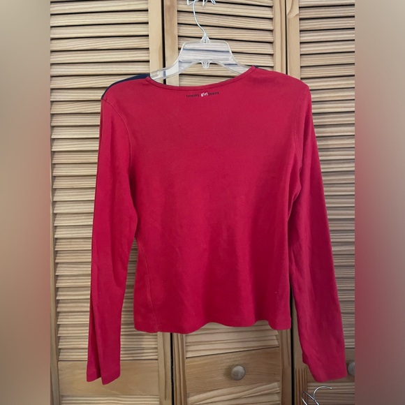 Y2K Tommy Hilfiger long sleeve top L/G - Picture 2 of 3